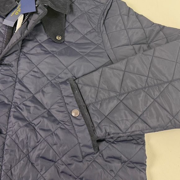 Polo Ralph Lauren Full Zip Quilted Car Coat Corduroy Collar Field Jacket NWT - Picture 10 of 13